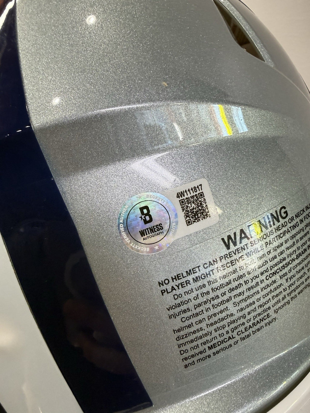 Deion Sanders Signed Dallas Cowboys Full-Size Authentic Helmet Beckett COA