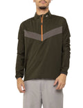 Kjus Men’s Dexter II 2.5L Half Zip Jacket- Green Olive - Size: 50 Medium ⛳️$240