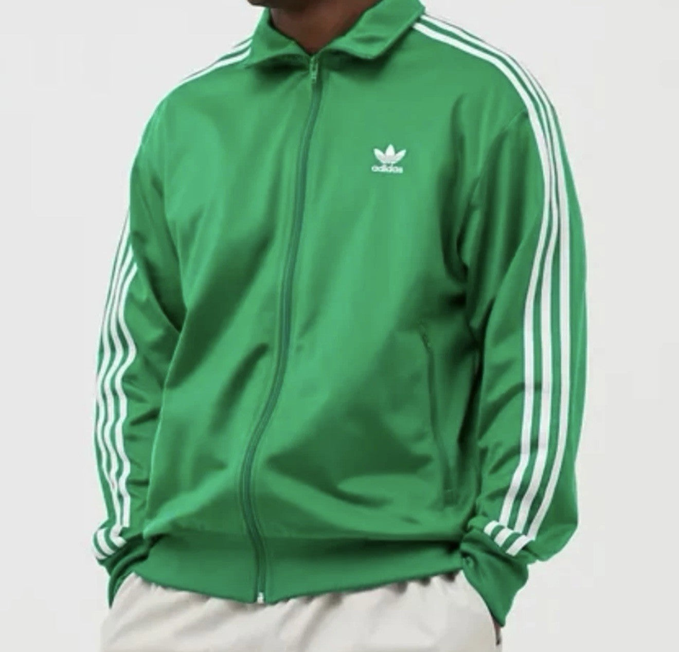ADIDAS ORIGINALS FIREBIRD TREFOIL TRACK JACKET ~Men’s XL NEW  🟢Kelly Green🟢