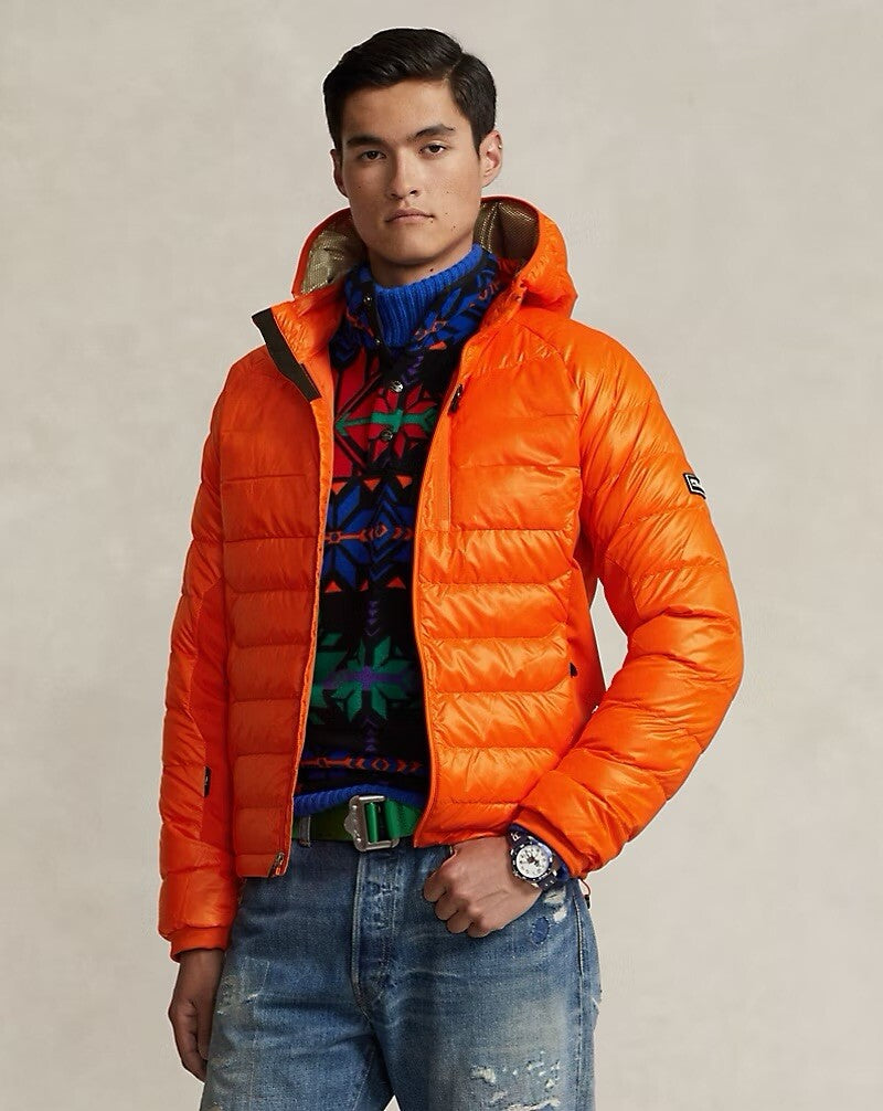 Ralph Lauren RLX Water-Repellent Hybrid Down Orange Jacket Size Men’s XXL 🔸$398