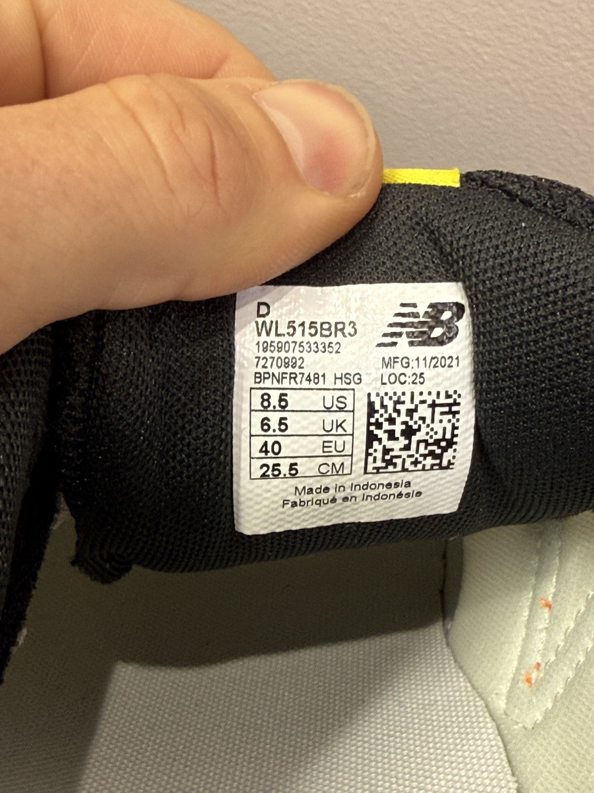 New Balance 515V3 Classics Women Size 8.5 Wide Sneakers, Grey Orange, New!