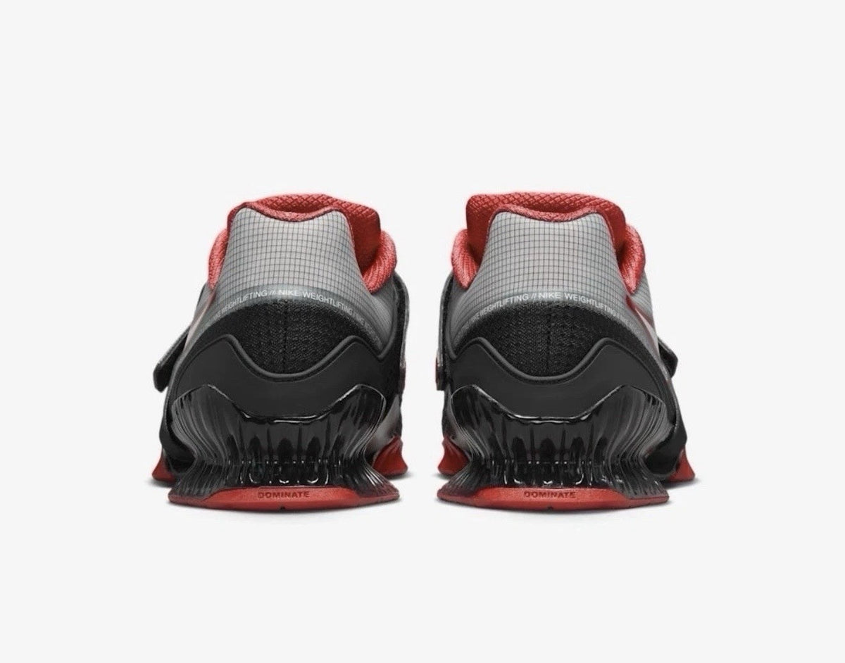 Nike Romaleos 4 Weightlifting Shoes Mens 10.5 Black Red CD3463-003