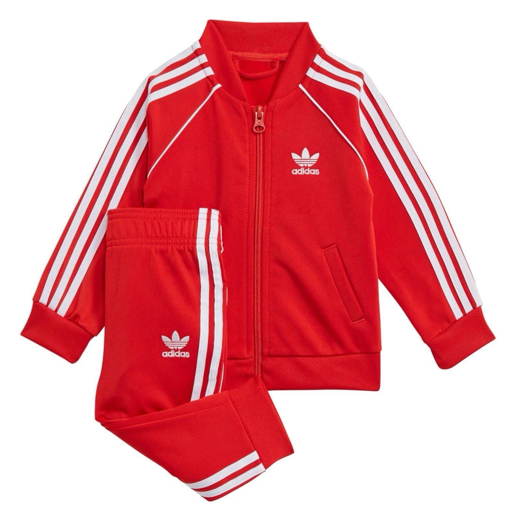 Kids Adidas Originals Superstar Track Suit Red Size 4T NEW 🔴 $60 🔴