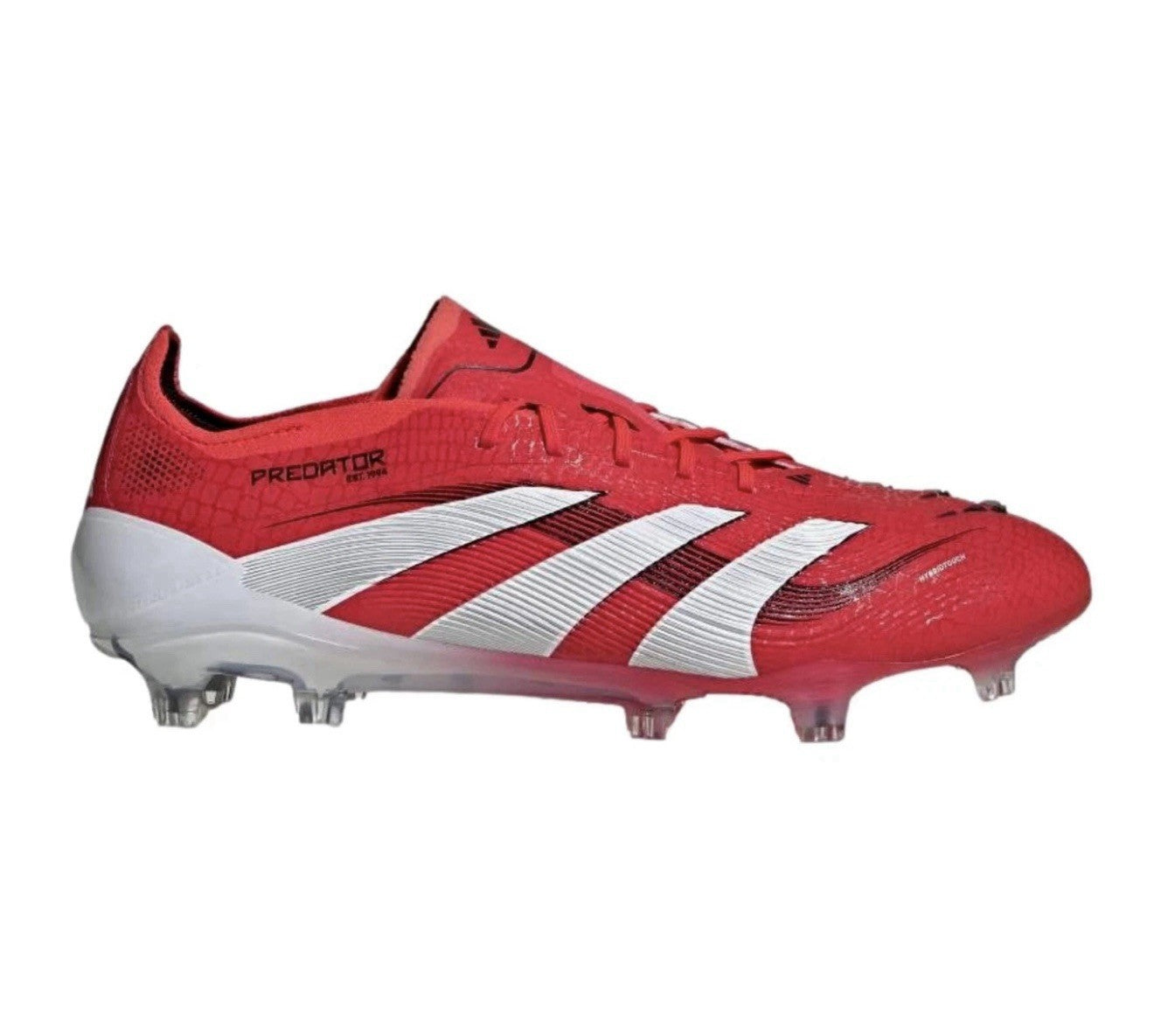 Adidas Predator Elite FG Lucid Red / Cloud White / Core Black ID3882 Men's 8.5