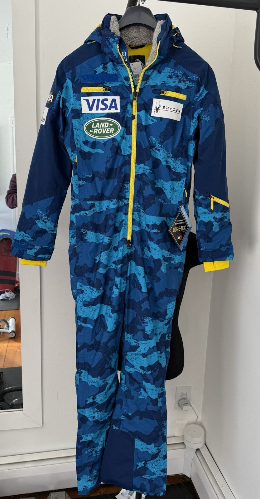 SPYDER US SKI TEAM Issue USST Freestyle TEAM Flight Suit GTX SNOW Womens M 🇺🇸