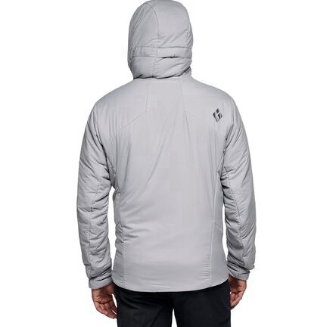 Black Diamond First Light Hybrid Hoody Insulated Active Jacket Pewter Gray XL