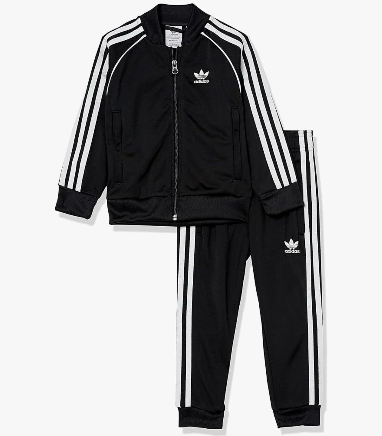 Adidas Baby Superstar SST Tracksuit 12M Black NWT