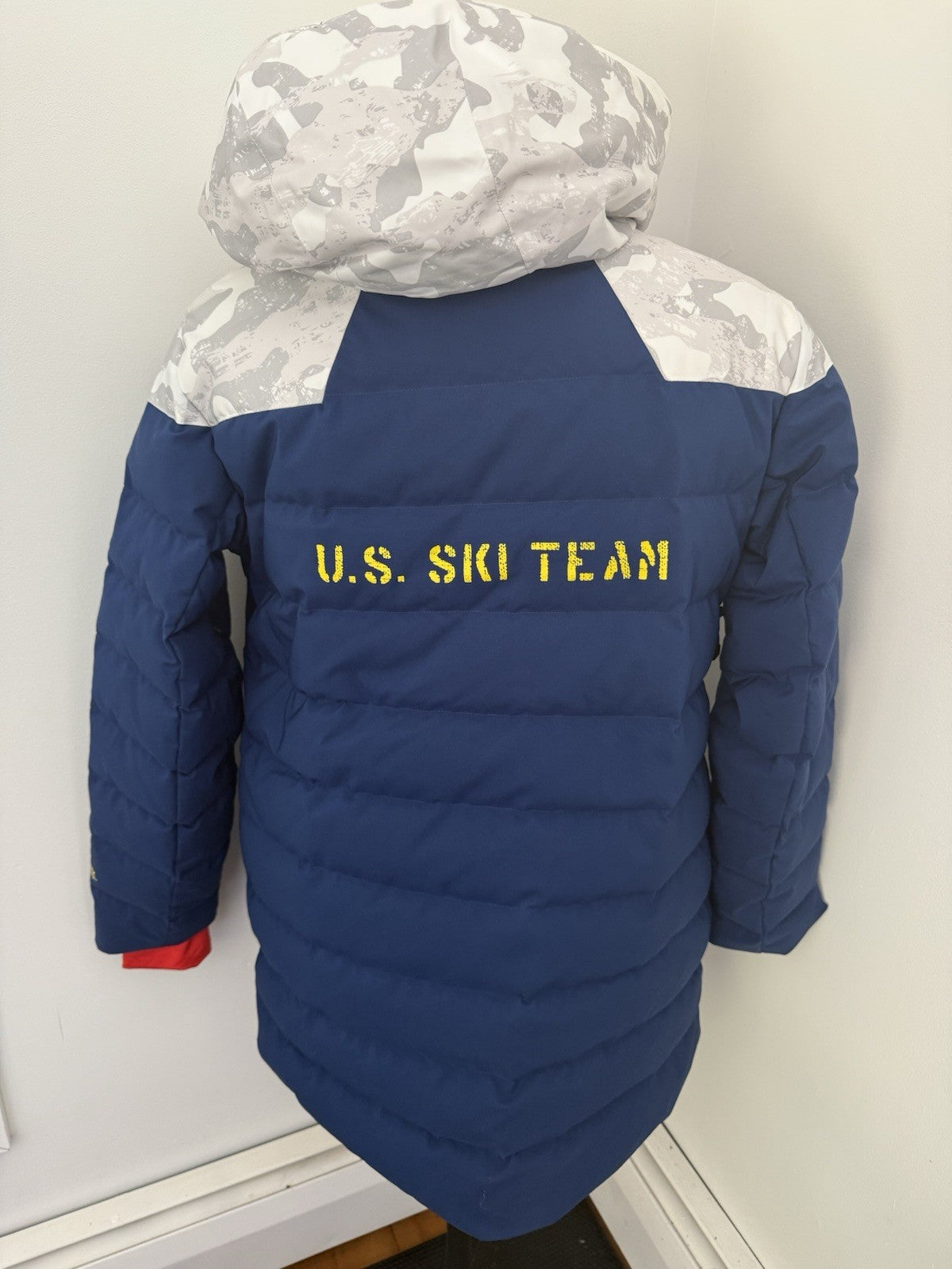 SPYDER US SKI TEAM CAMO USST ALPINE TEAM GTX SNOW JACKET  Womens XL 🇺🇸NEW $500