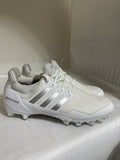 Adidas Ultraboost PE Football Cleats White Gray Chrome Men’s Size 16 NEW RARE🏈