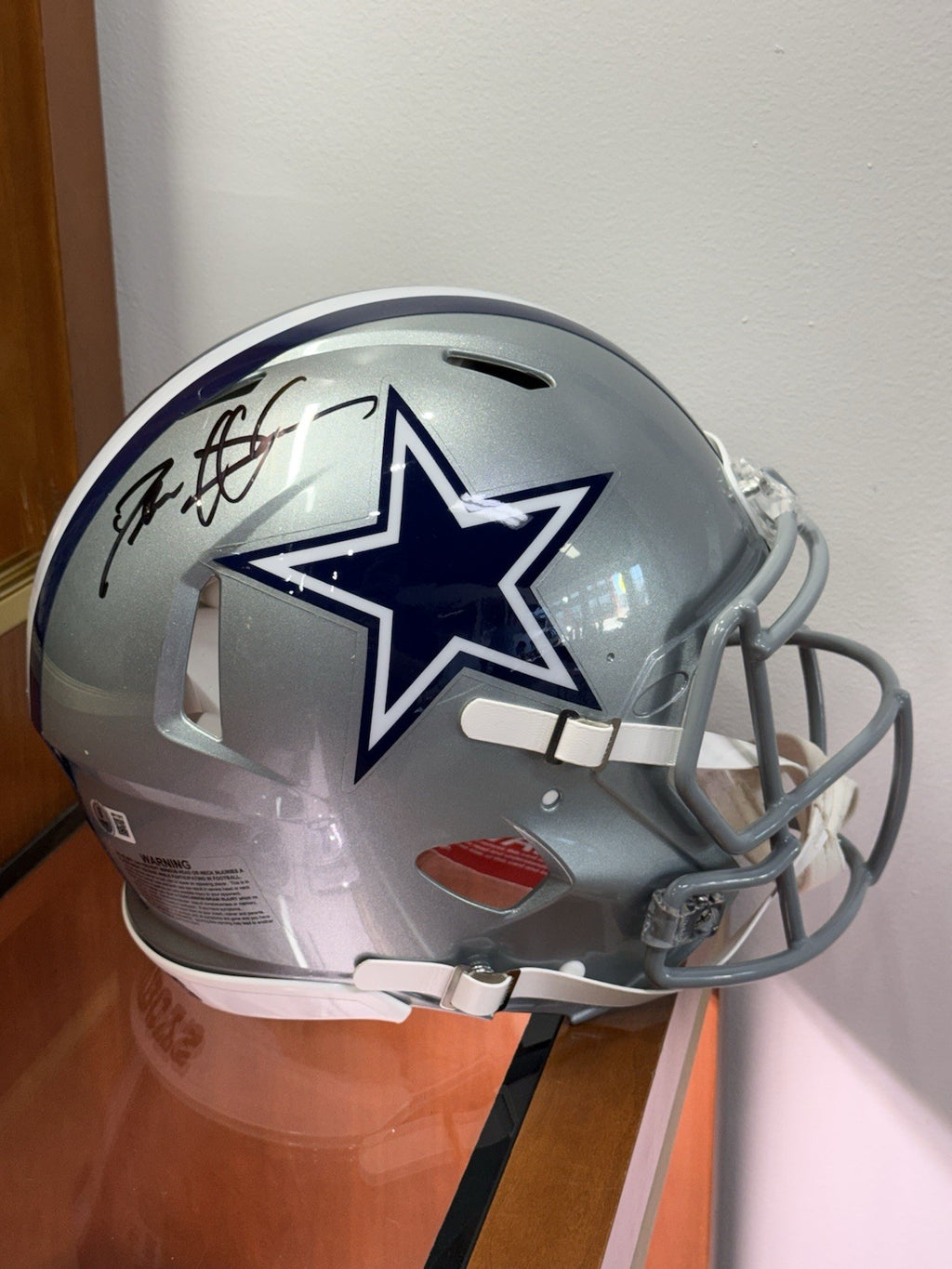 Deion Sanders Signed Dallas Cowboys Full-Size Authentic Helmet Beckett COA