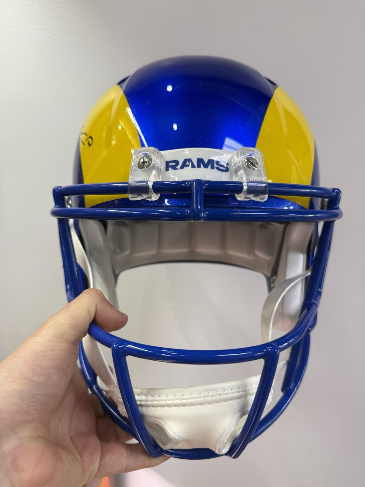 Puka Nacua Los Angeles Rams Signed FLASH Full Size Replica Helmet Fanatics 🔥