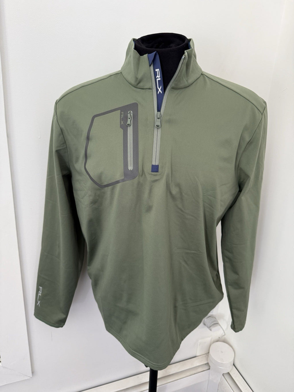 Polo Ralph Lauren RLX GOLF Classic Fit Luxury Pullover Size L Green⛳️ $138