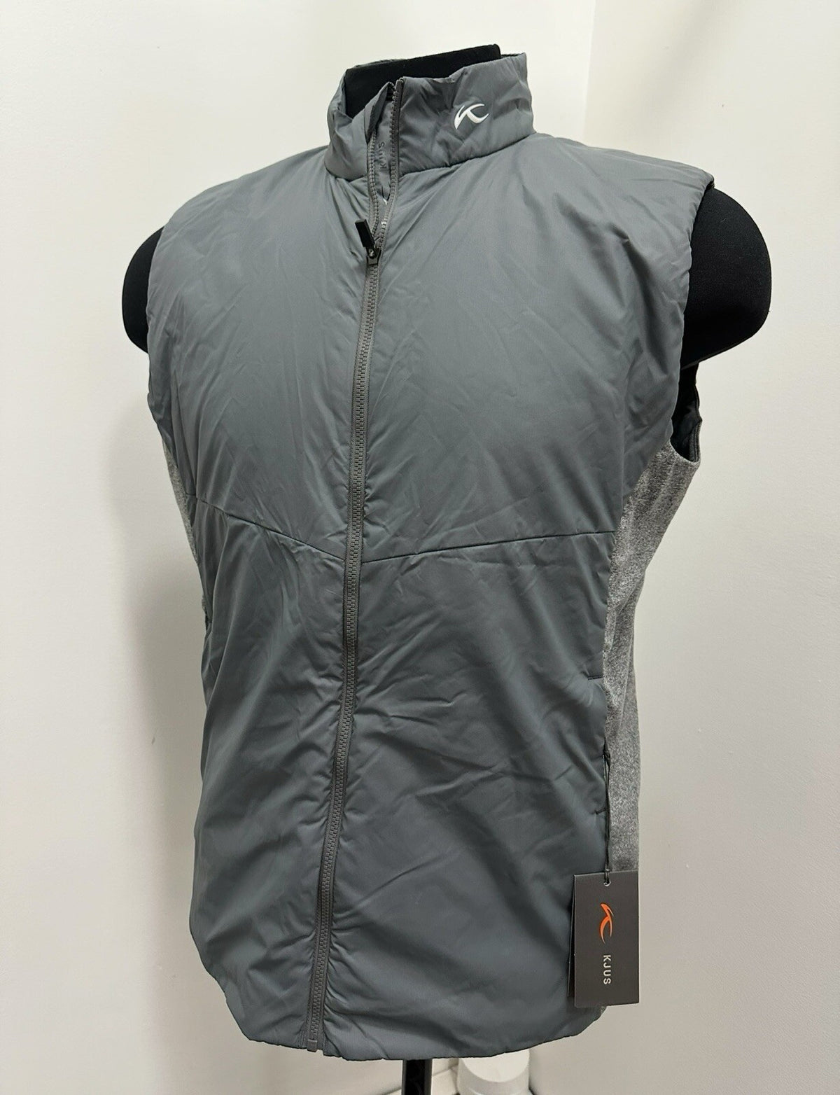 KJUS Golf Gray Radiation Vest II Lightweight DWR Fabric Men Size XL (54) ☑️ $279