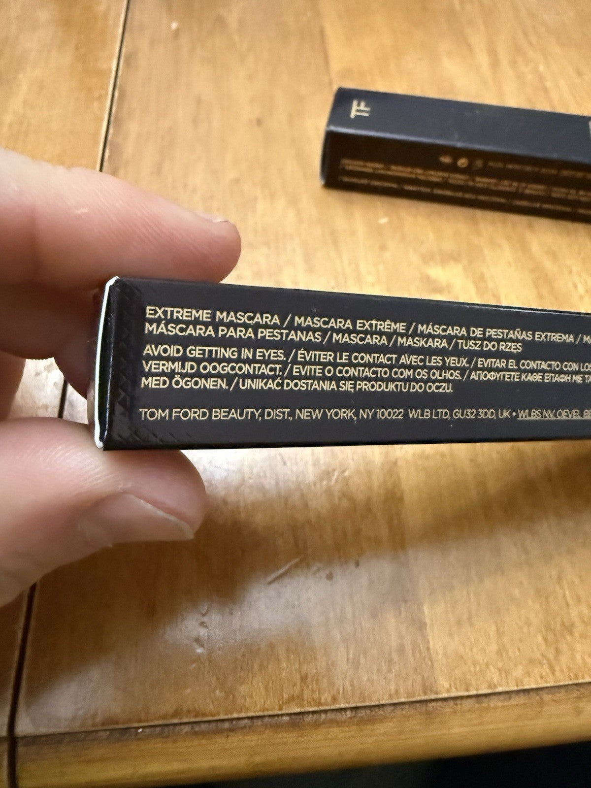 Tom Ford Extreme Mascara 01 Raven Size 0.27 oz / 8 ml New In Box 🐦‍⬛