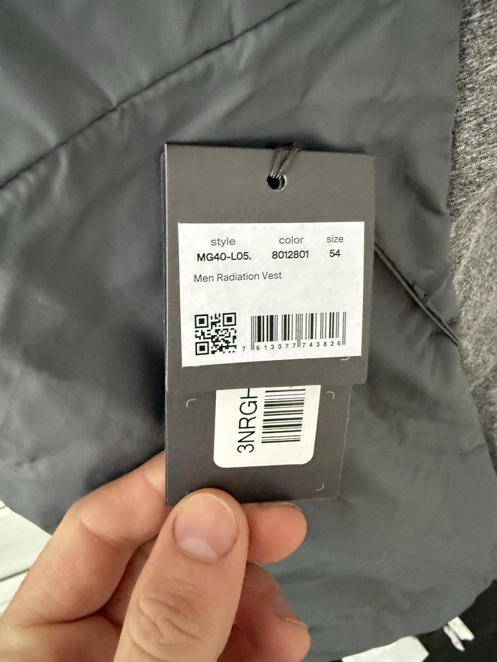 KJUS Golf Gray Radiation Vest II Lightweight DWR Fabric Men Size XL (54) ☑️ $279