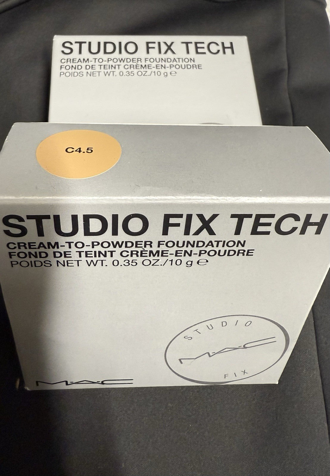 MAC Studio Fix Tech Cream to Powder Foundation Shade C4.5 TANNED NEUTRAL BEIGE