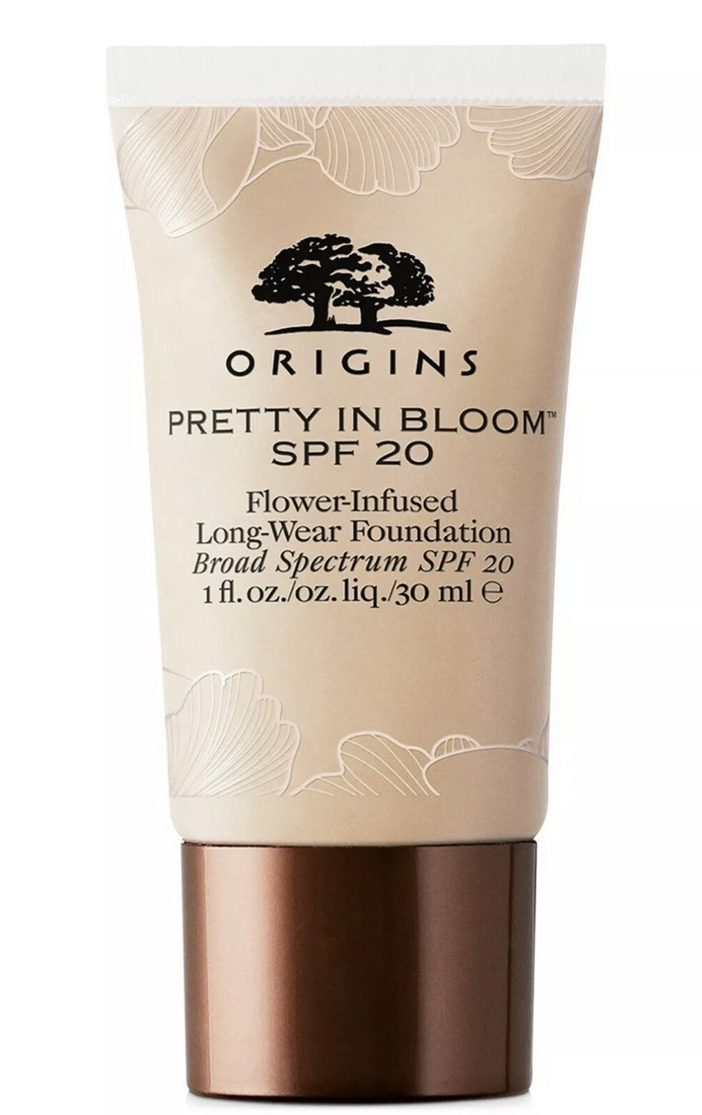 ORIGINS PRETTY IN BLOOM SPF20 LONG WEAR FOUNDATION Shade 110 VERY LIGHT NEUTRAL