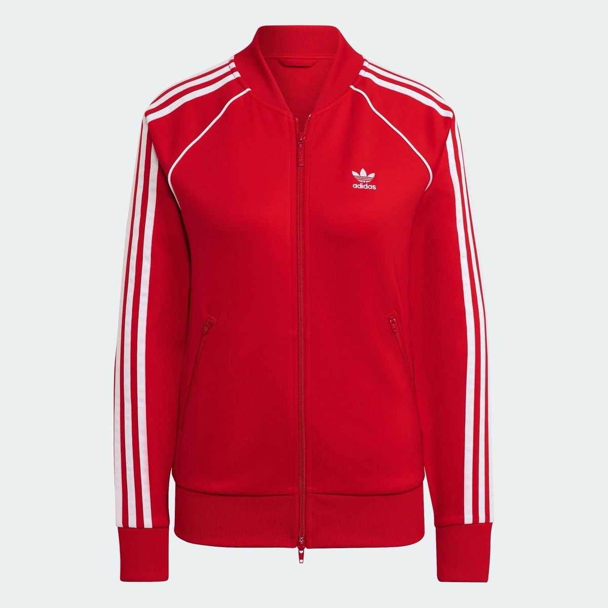 NEW ADIDAS ORIGINALS WOMEN'S SUPERSTAR TREFOIL TRACK JACKET  SIZE L 🚨#IK4032
