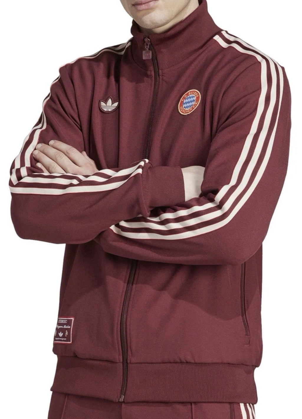 Adidas FC Bayern Munich Terrace Icon Track Top Jacket Red Men Size Small ⚽️ $110