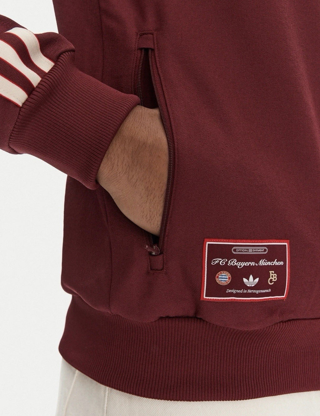 Adidas FC Bayern Munich Terrace Icon Track Top Jacket Red Men Size Small ⚽️ $110