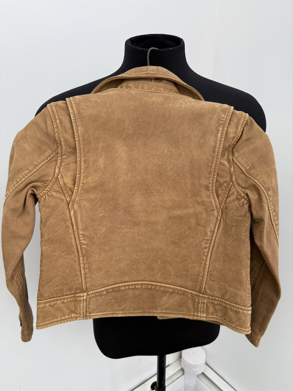 Kids Camel Real Leather Polo Ralph Lauren Jacket Size S (7) 🐪 $598 🐪 NEW