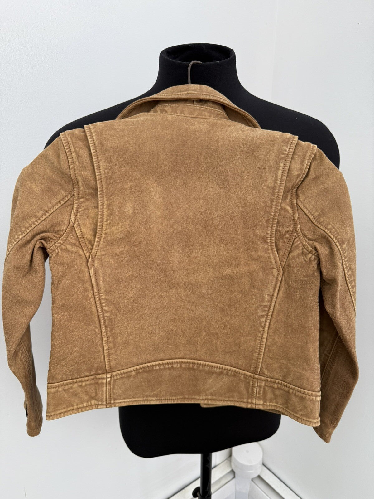 Kids Camel Real Leather Polo Ralph Lauren Jacket Size S (7) 🐪 $598 🐪 NEW