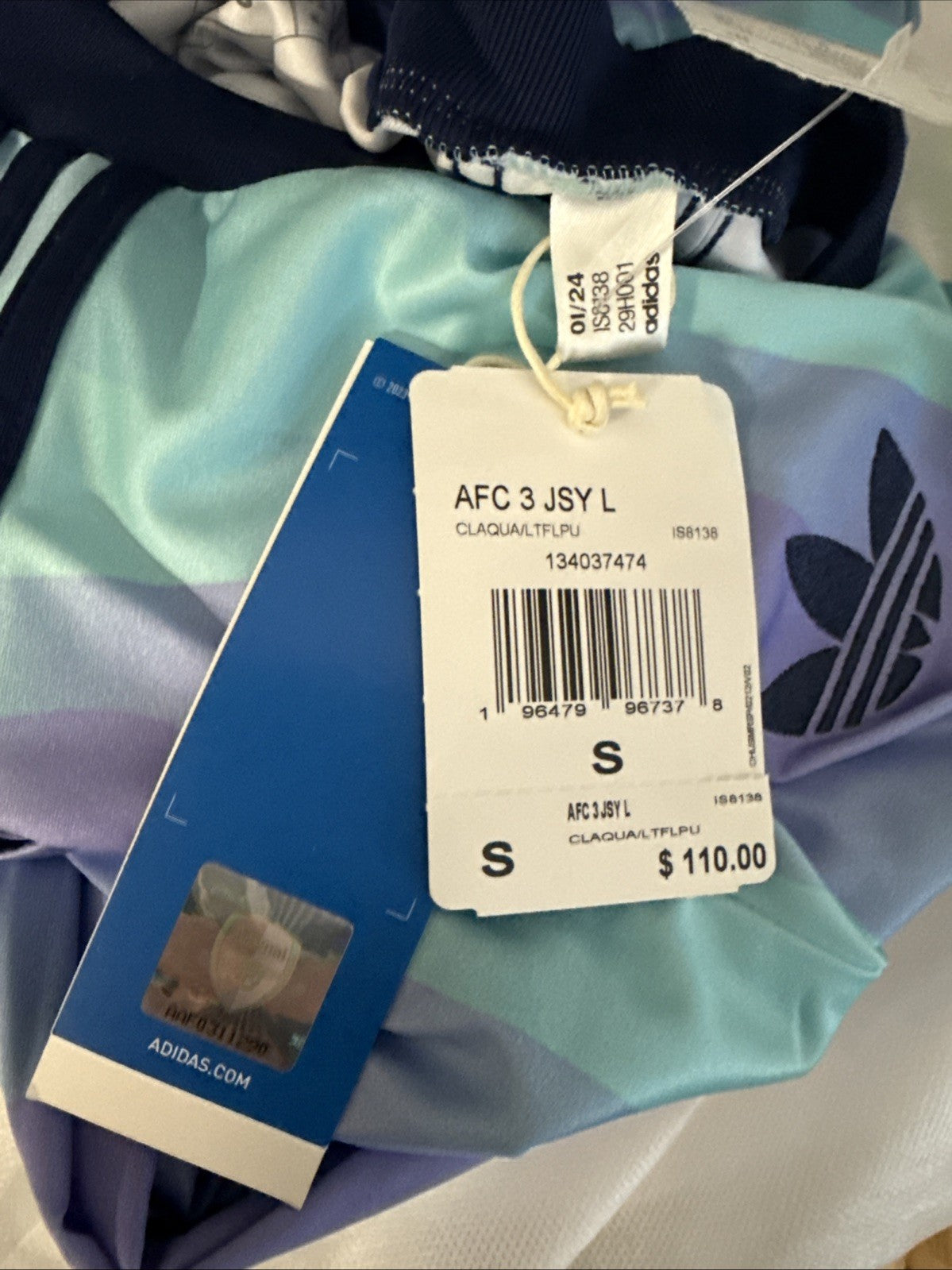 Adidas 2024-25 Arsenal Men's Stadium Third Long-Sleeve Jersey ⚽️ XL $110 ⚽️