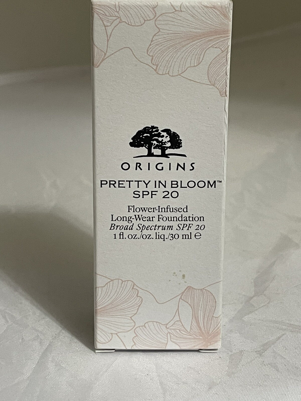 ORIGINS PRETTY IN BLOOM SPF20 LONG WEAR FOUNDATION Shade 110 VERY LIGHT NEUTRAL