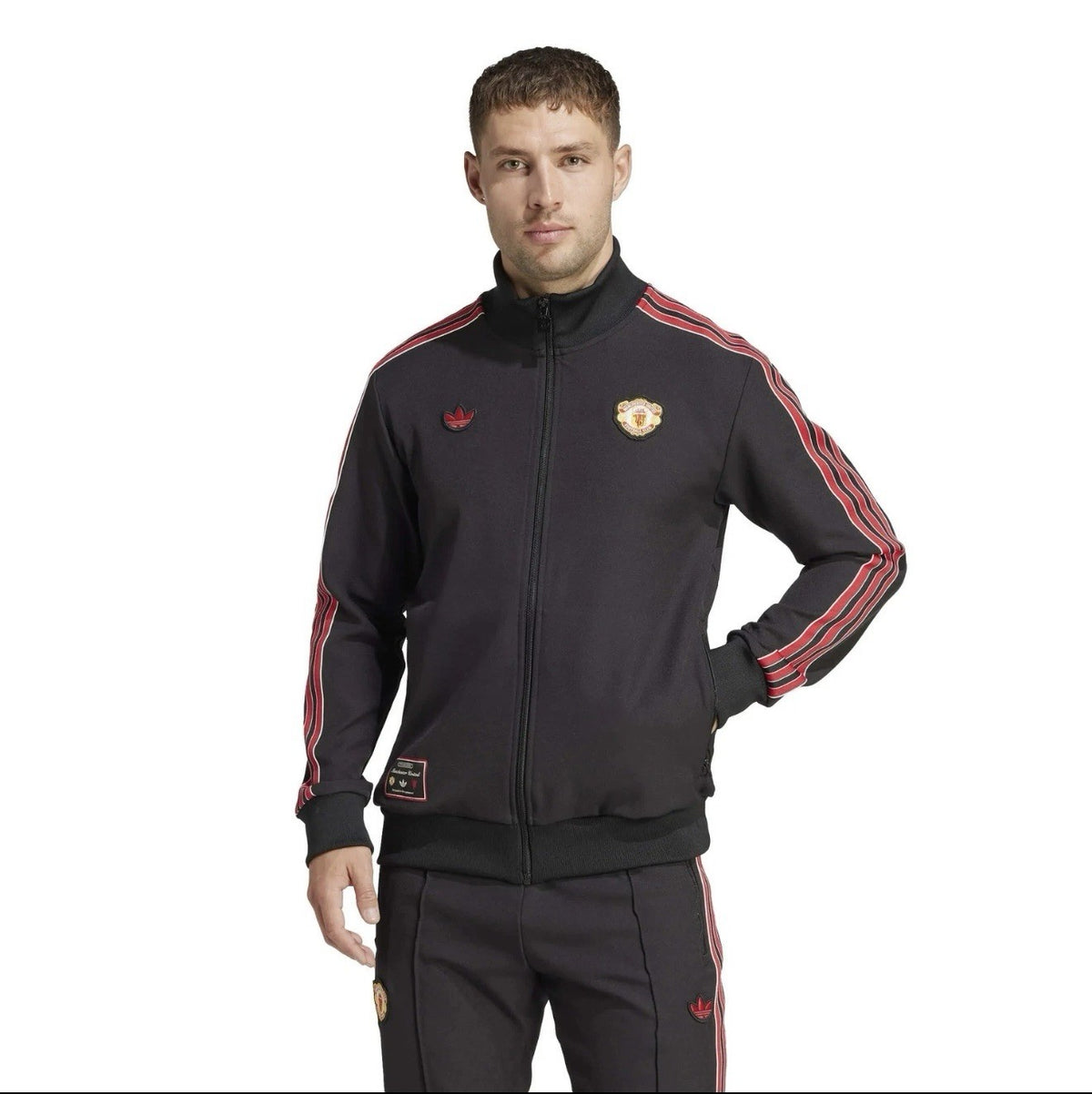 New Adidas Manchester United Terrace Icon Track Top Jacket Men’s Sz Small JF0358