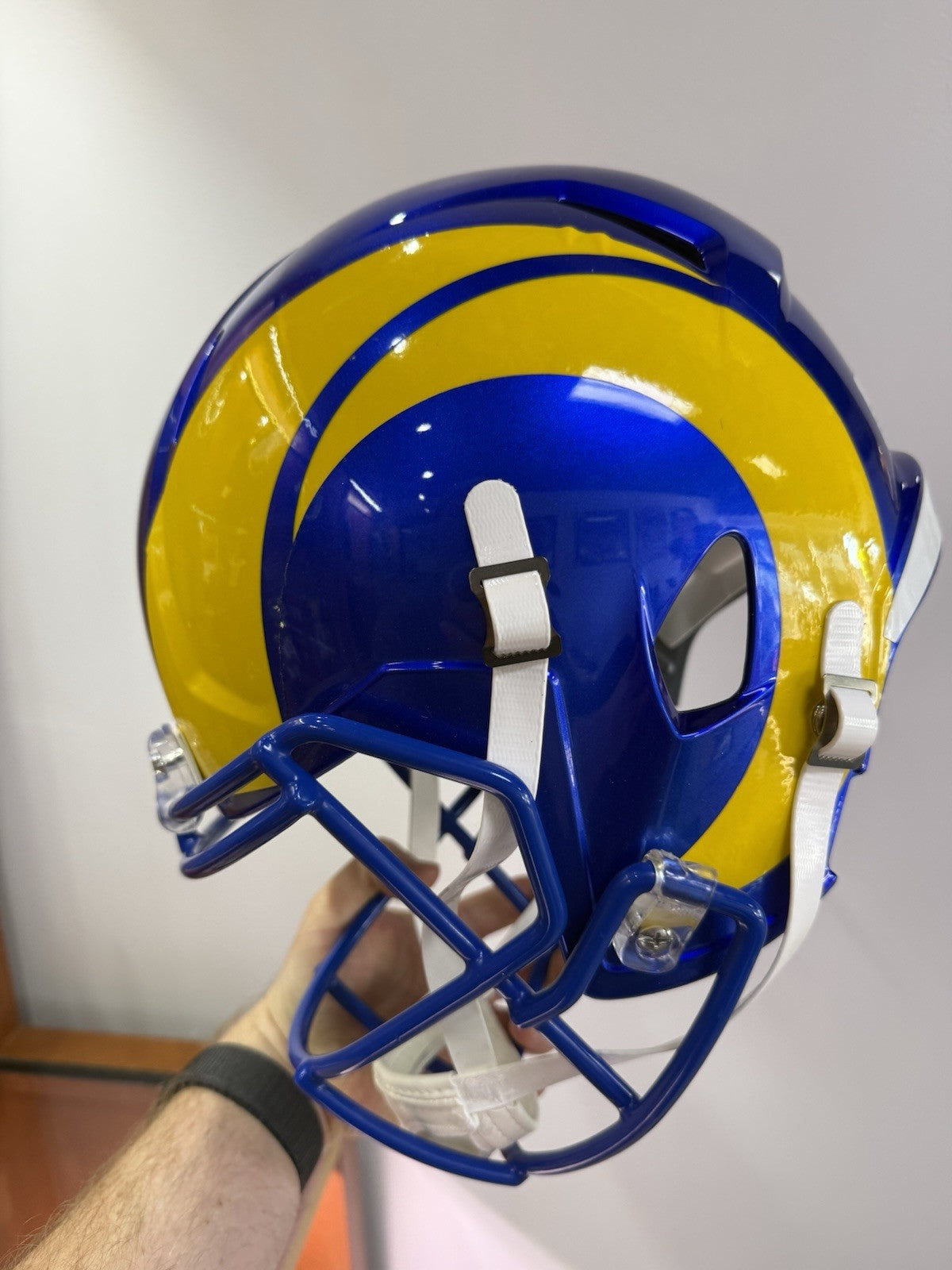 Puka Nacua Los Angeles Rams Signed FLASH Full Size Replica Helmet Fanatics 🔥