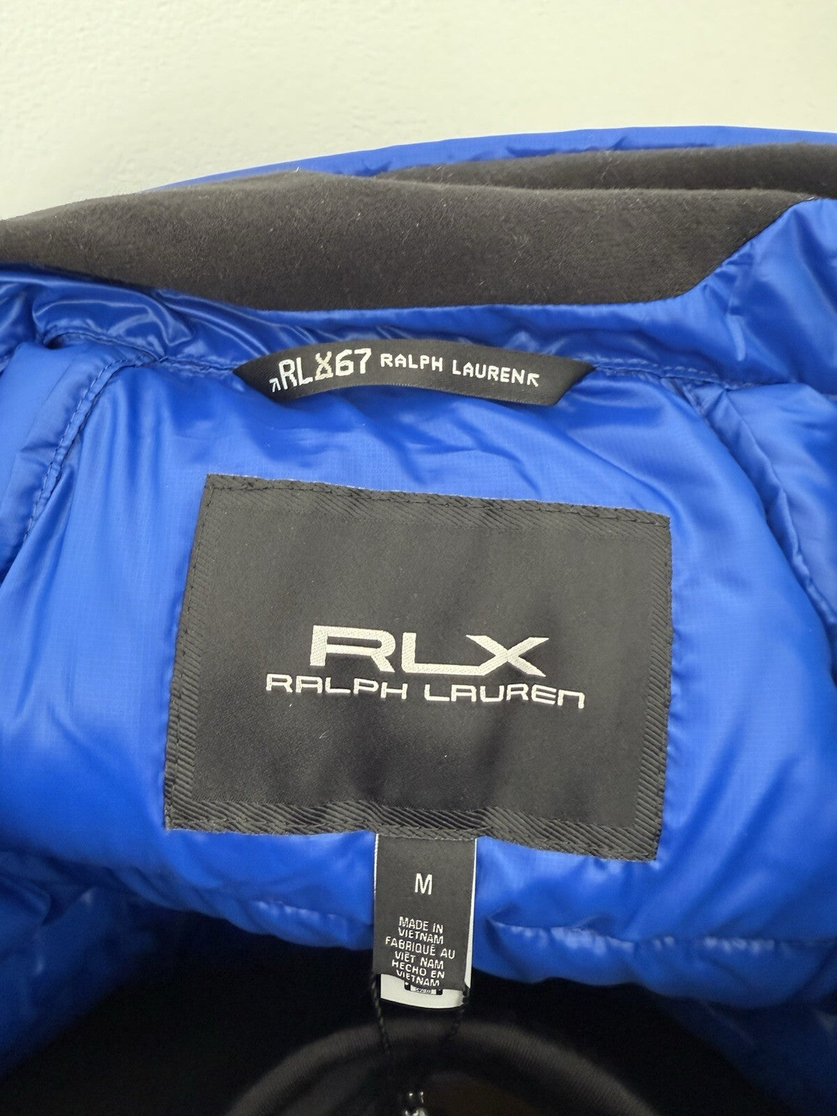 $428 NWT RLX RALPH LAUREN Men's SZ M Royal Packable 700 Fill Down Puffer Jacket