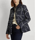 New Riding Horse Ralph Lauren Navy Quilted Jacket Coat Womens Small 🐴 $180