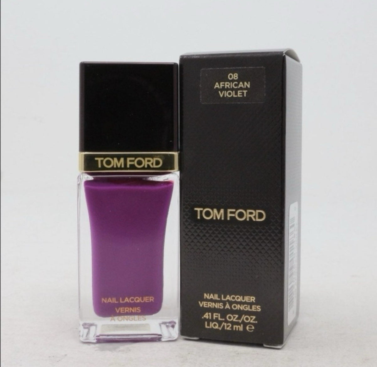 Tom Ford Nail Lacquer - 08 AFRICAN VIOLET -  0.41 oz Full Size 💜NIB
