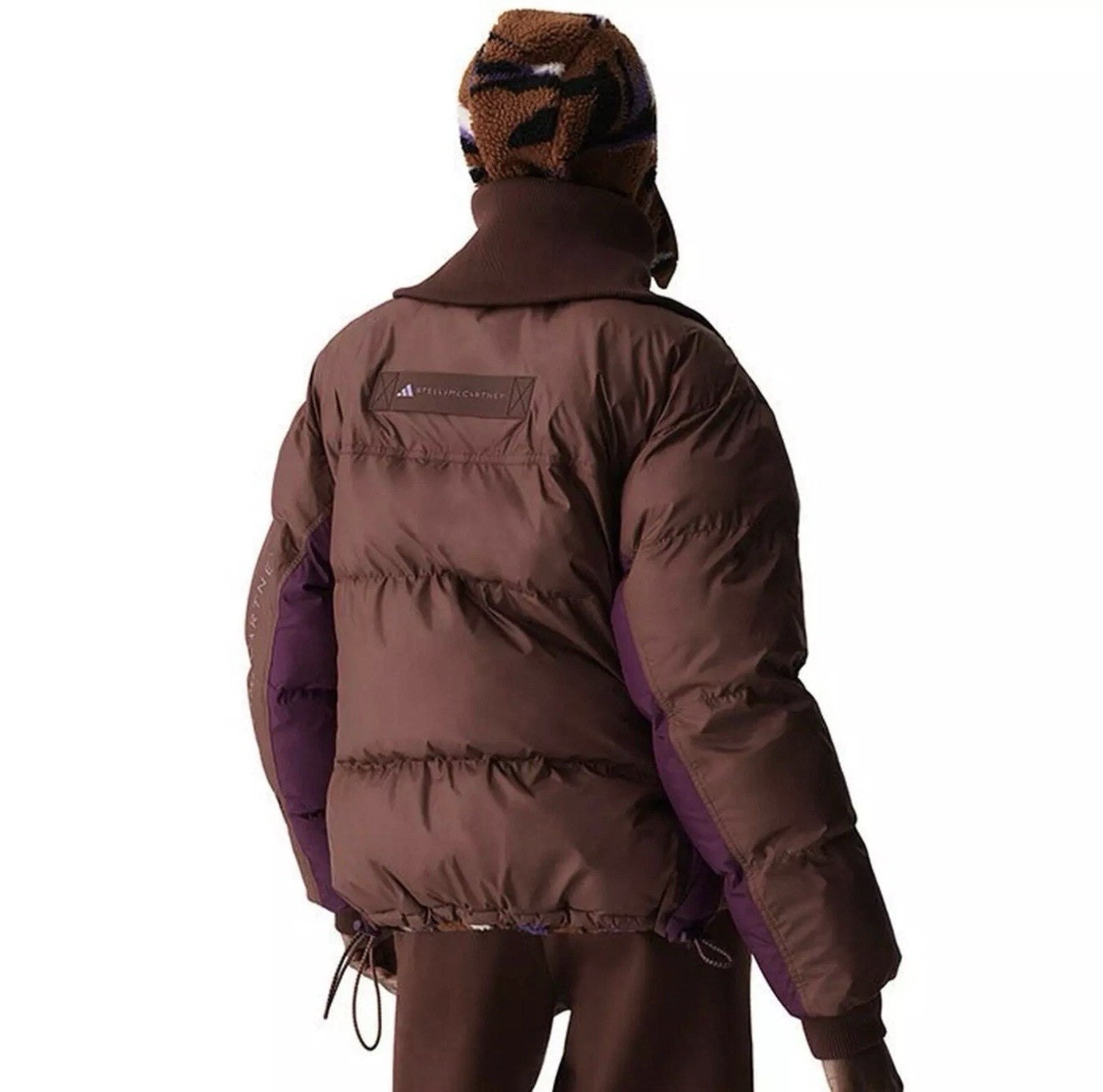 Adidas Stella McCartney Chocolate Winter Pull On Puffer Jacket Size S New $500