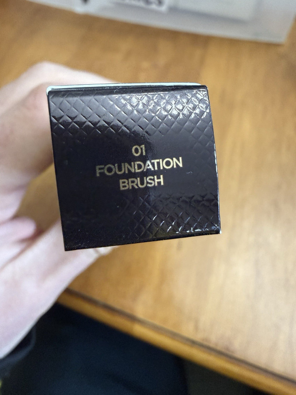 NEW Tom Ford #01 Foundation Brush NATURAL GOAT HAIR 100% Authentic Discontinued