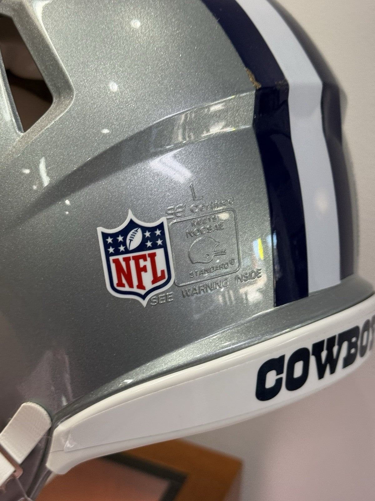 Deion Sanders Signed Dallas Cowboys Full-Size Authentic Helmet Beckett COA