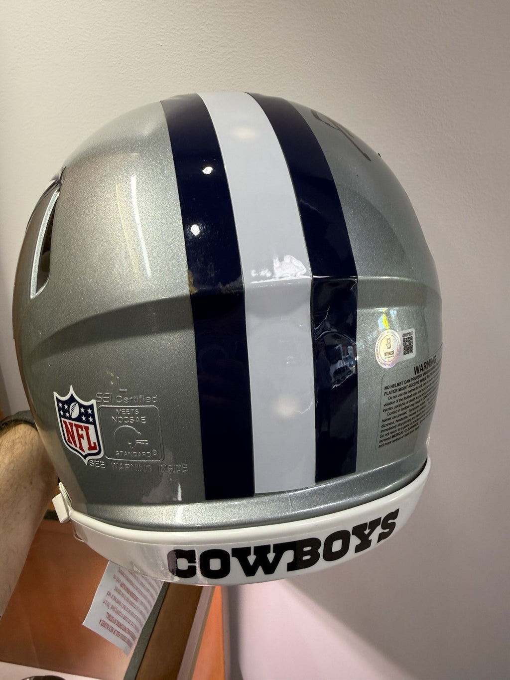 Deion Sanders Signed Dallas Cowboys Full-Size Authentic Helmet Beckett COA