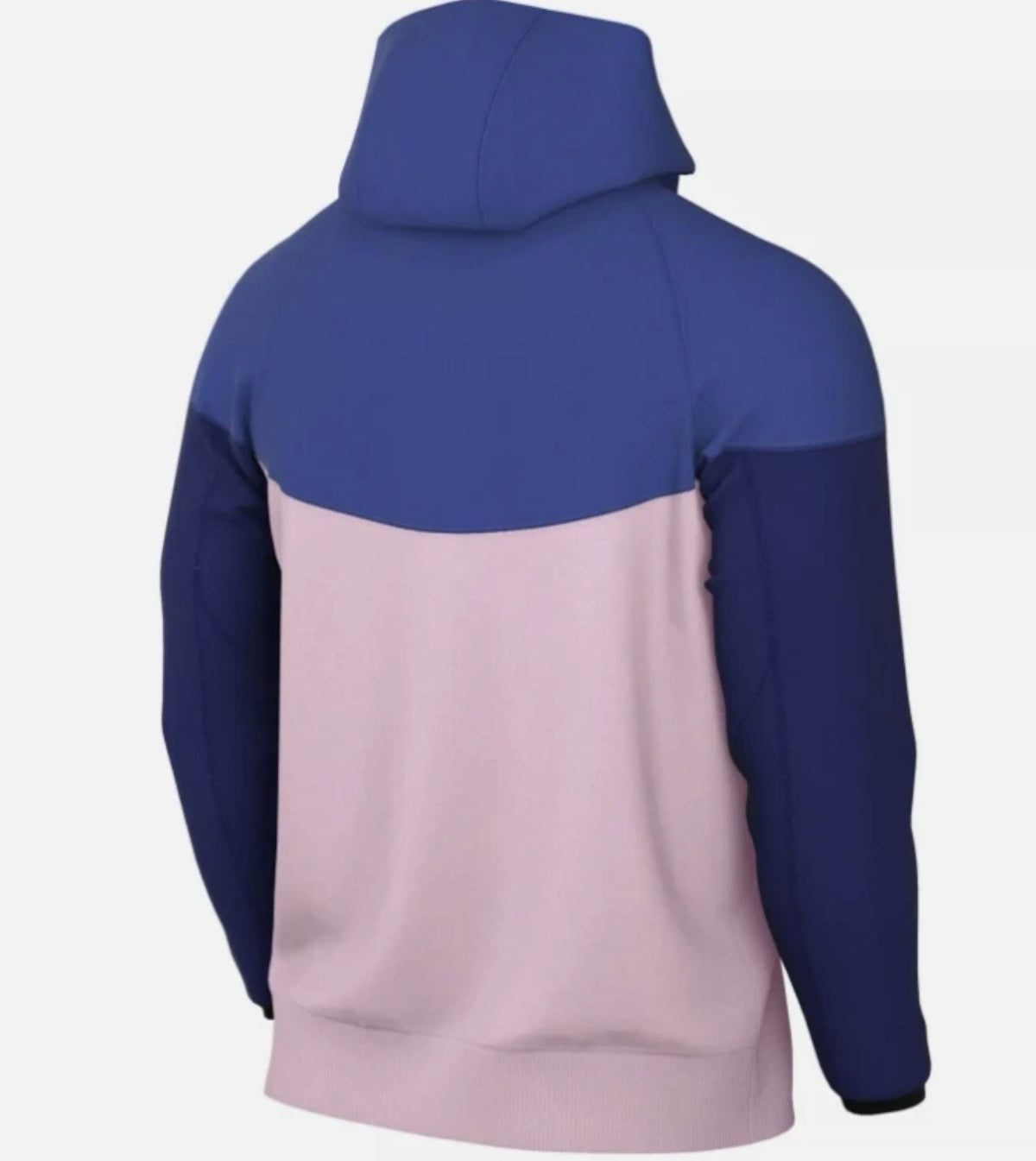 Nike Tech Fleece Windrunner Hoodie Size Medium Pink Foam Game Royal FZ4709-480