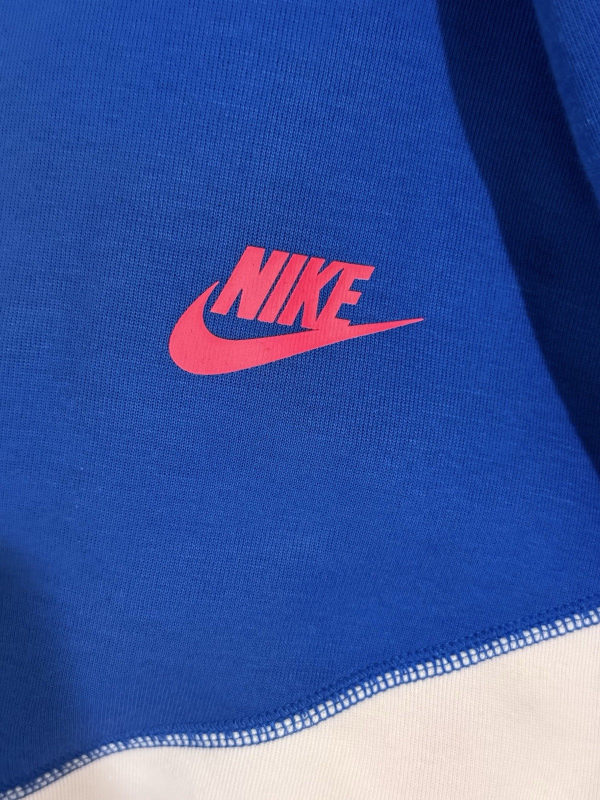 Nike Tech Fleece Windrunner Hoodie Size Medium Pink Foam Game Royal FZ4709-480