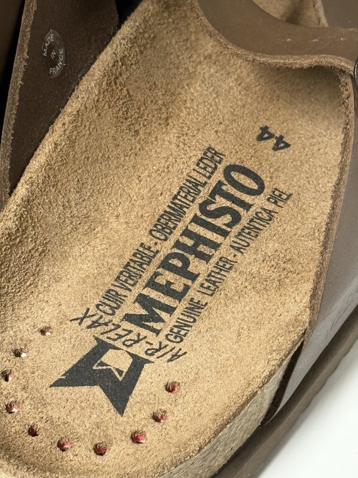 Mephisto Niels Dark Brown Scratch Comfort Sandal Men's Size 10 / 44 ❇️ NEW ❇️