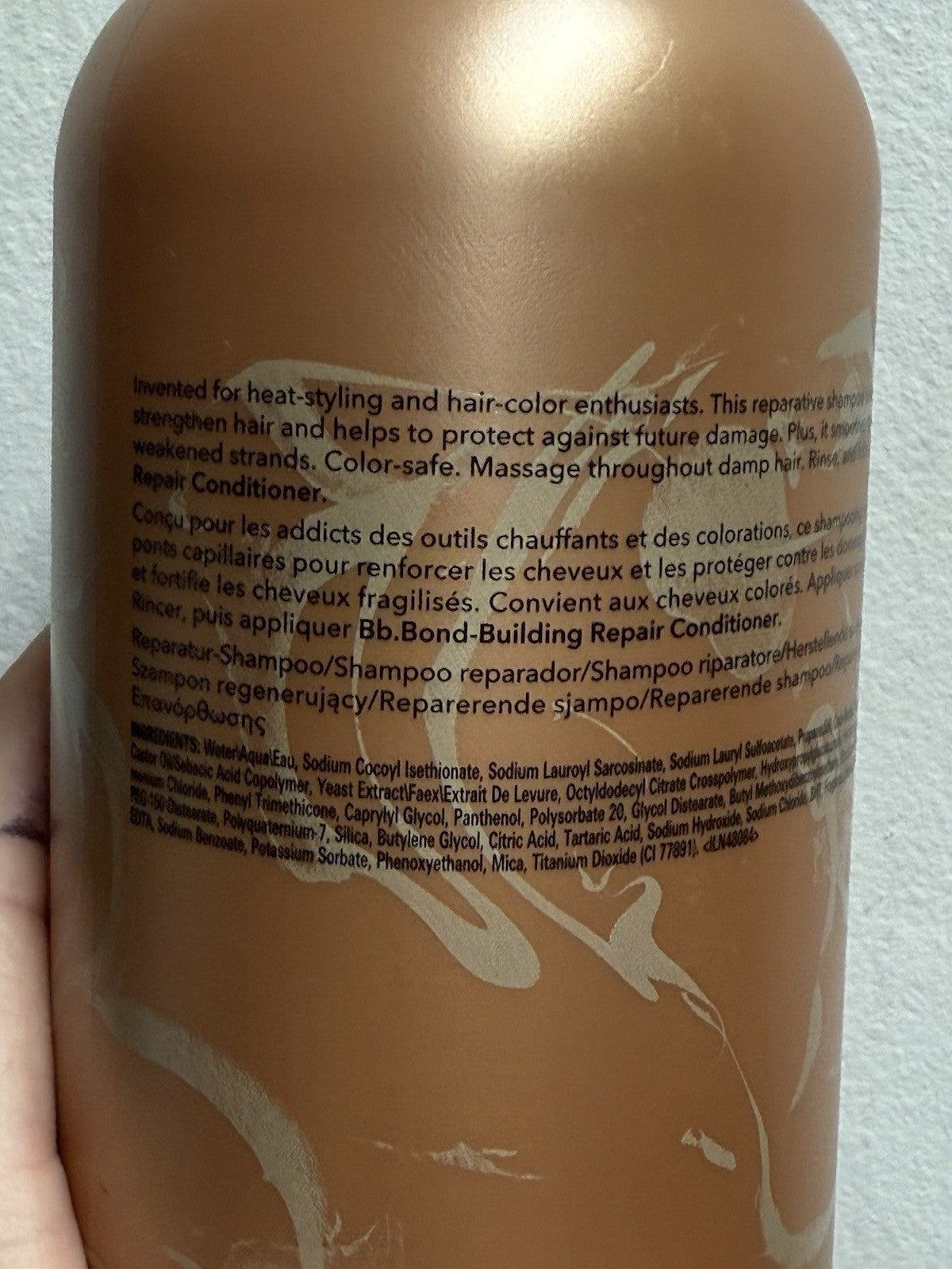 Bumble And Bumble Bb. Bond-Building Repair Shampoo - 33.8 Oz / 1 Liter - New