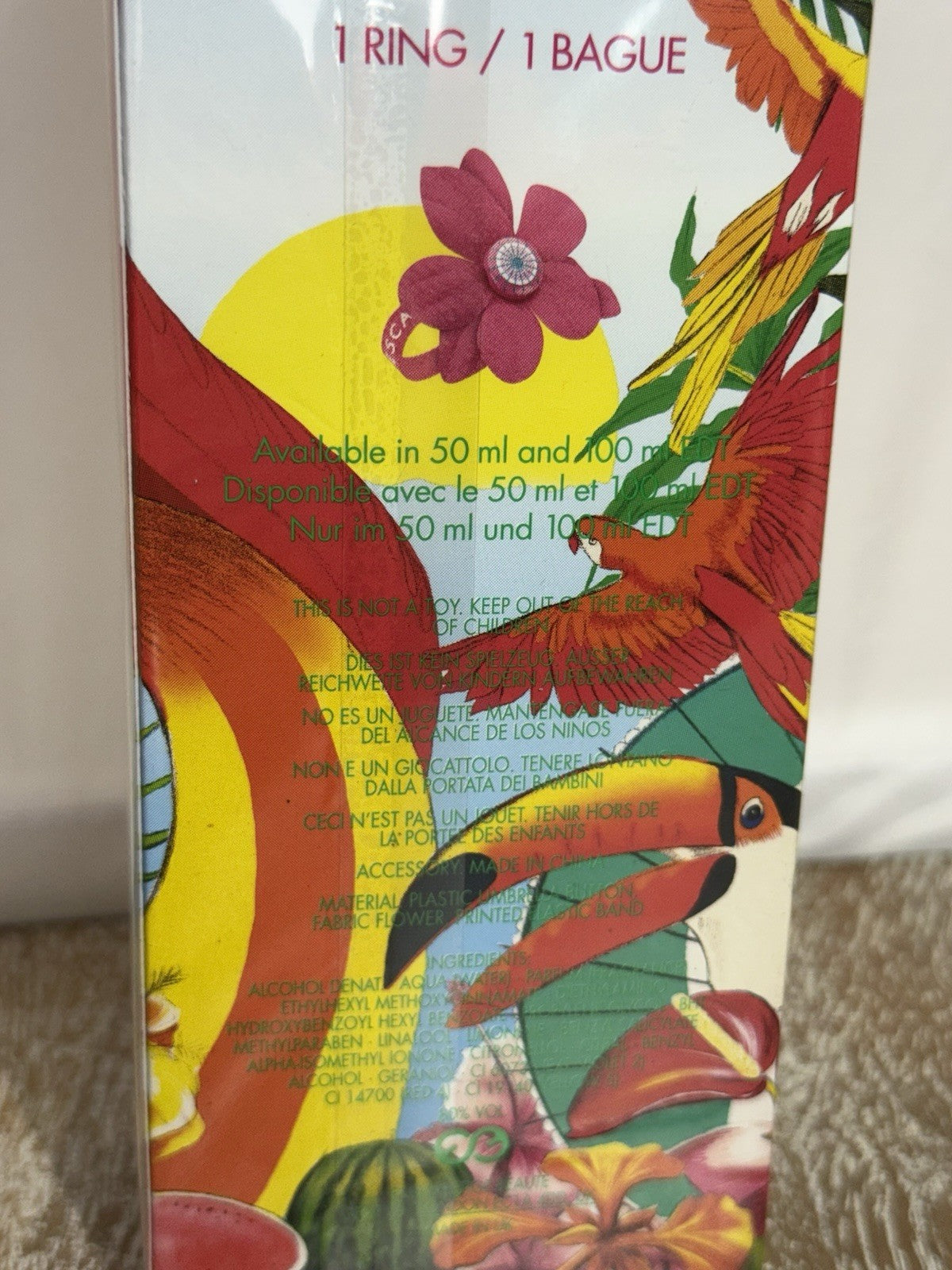 BORN IN PARADISE by ESCADA 3.3 oz / 100 ML Eau De Toilette Spray In Sealed Box