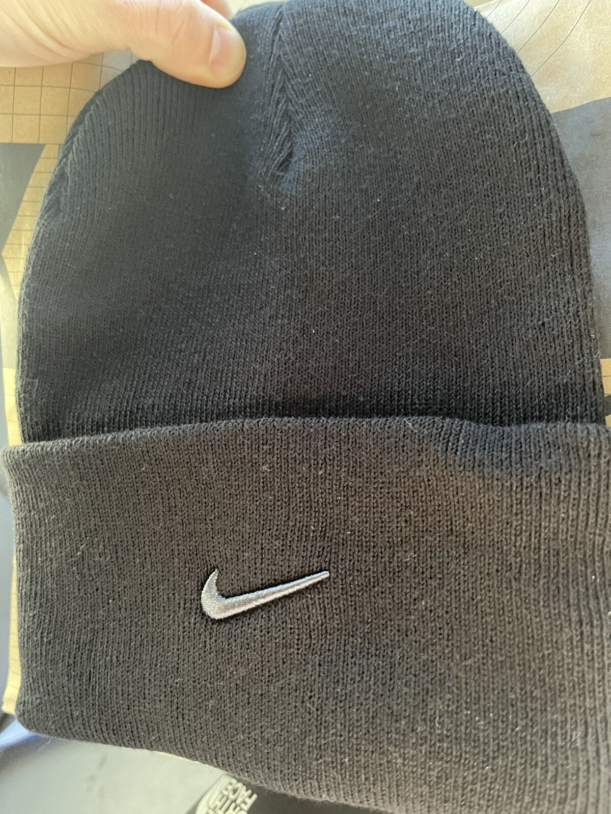 Nike Golf Limited Tiger Woods “Frank”  Beanie Ski Cap  Hat Black RARE NEW