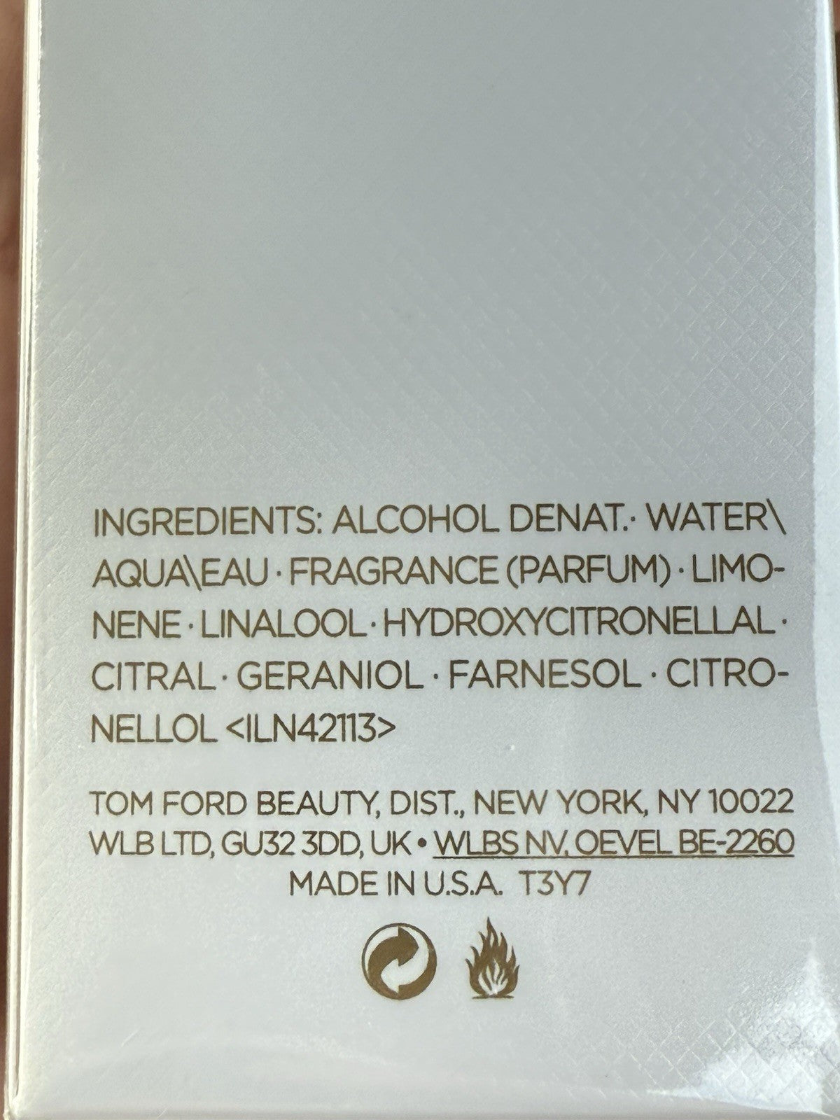 Tom Ford Neroli Portofino Acqua  EDT Spray (unisex) - 1.7oz/50ml - New & Sealed.