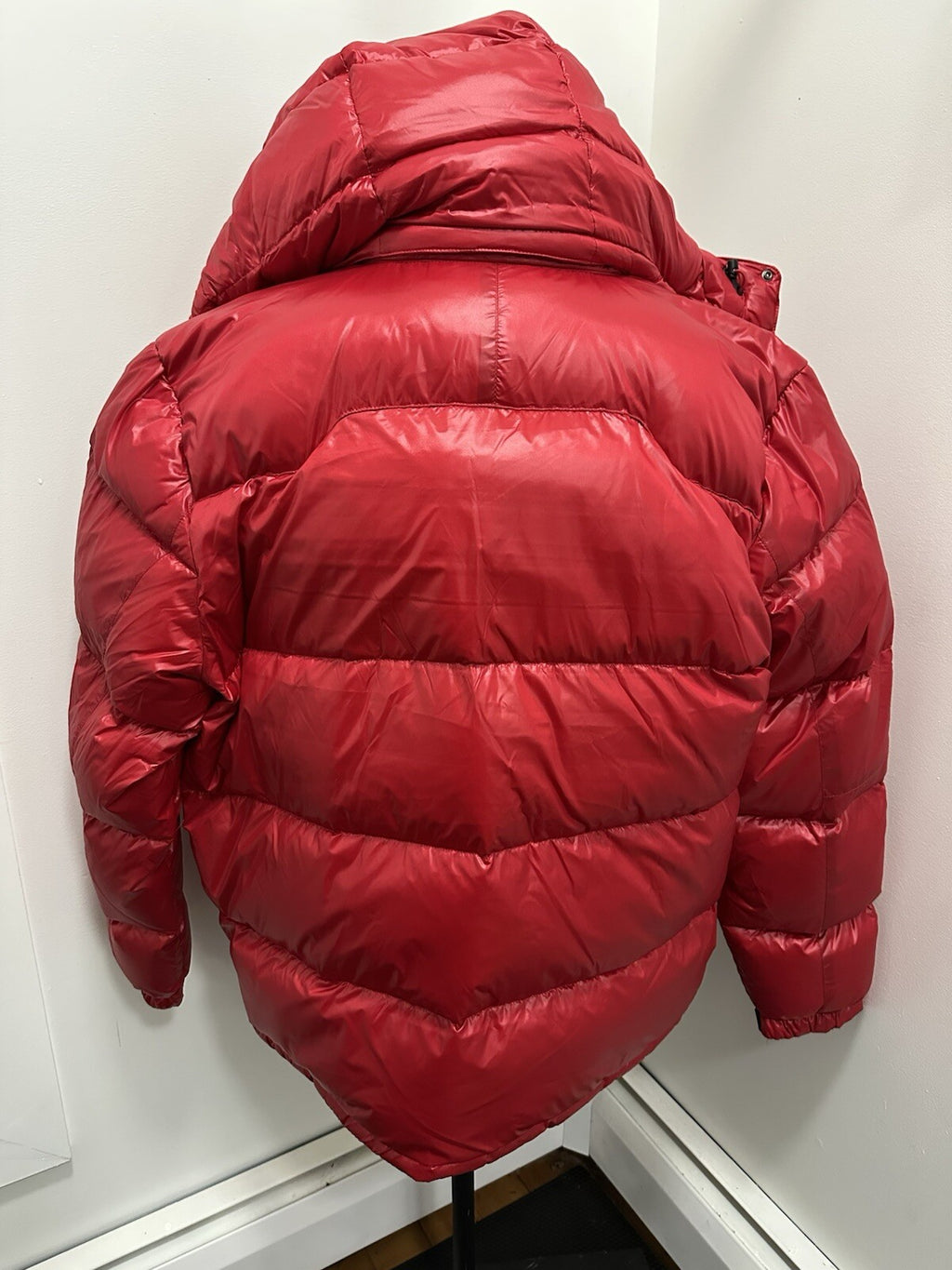 New Polo Ralph Lauren Mens Red Hood Down Puffer Jacket Parka Size XXL 🔴 $398