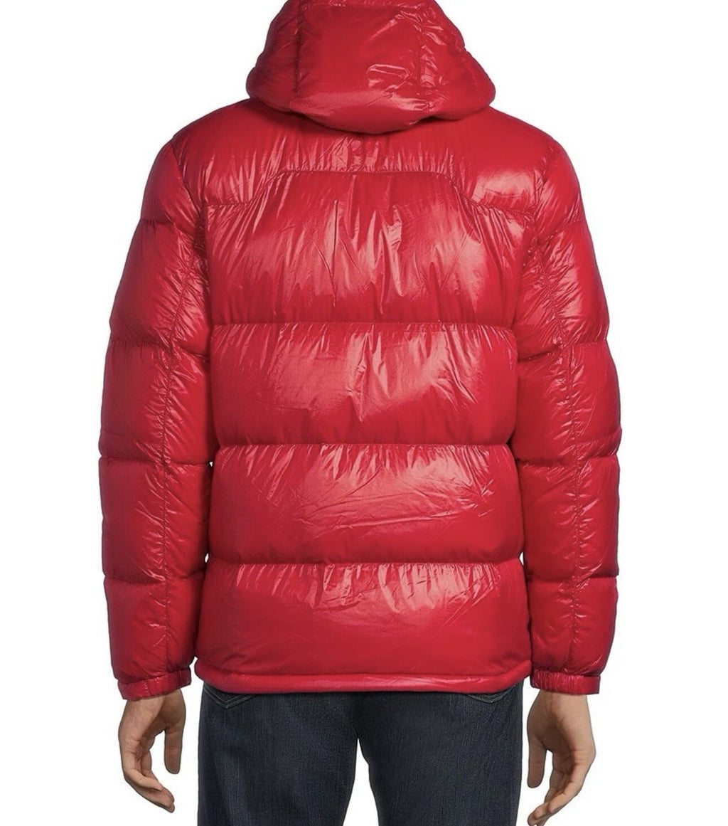 New Polo Ralph Lauren Mens Red Hood Down Puffer Jacket Parka Size XXL 🔴 $398