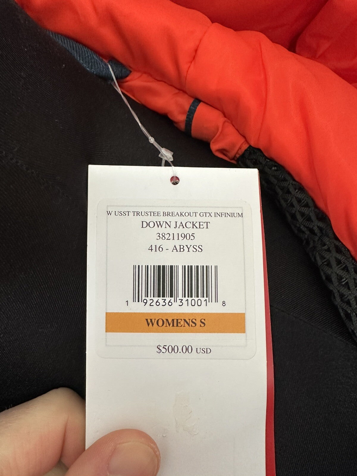 Spyder Womens US Ski Team Issue Trustee GoreTex Infinium Down Jacket Size M 🇺🇸