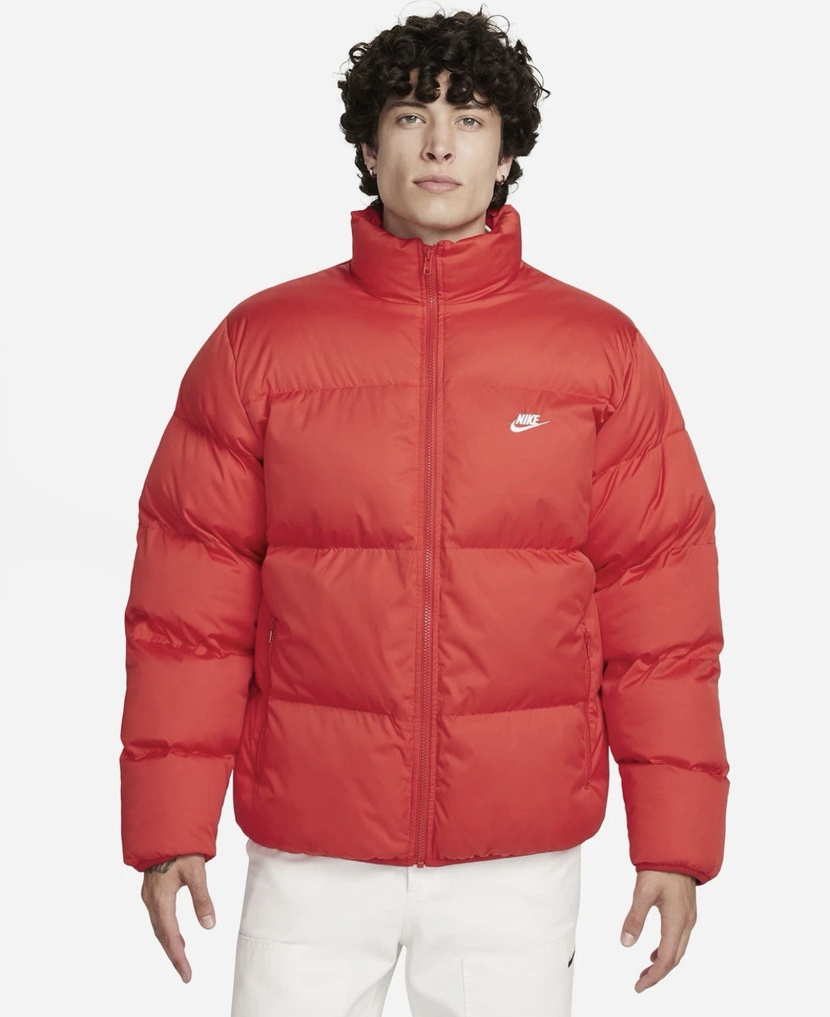 Nike Sportswear Club Puffer Jacket PrimaLoft Red Men's Size XL🔴 (FB7368-657)