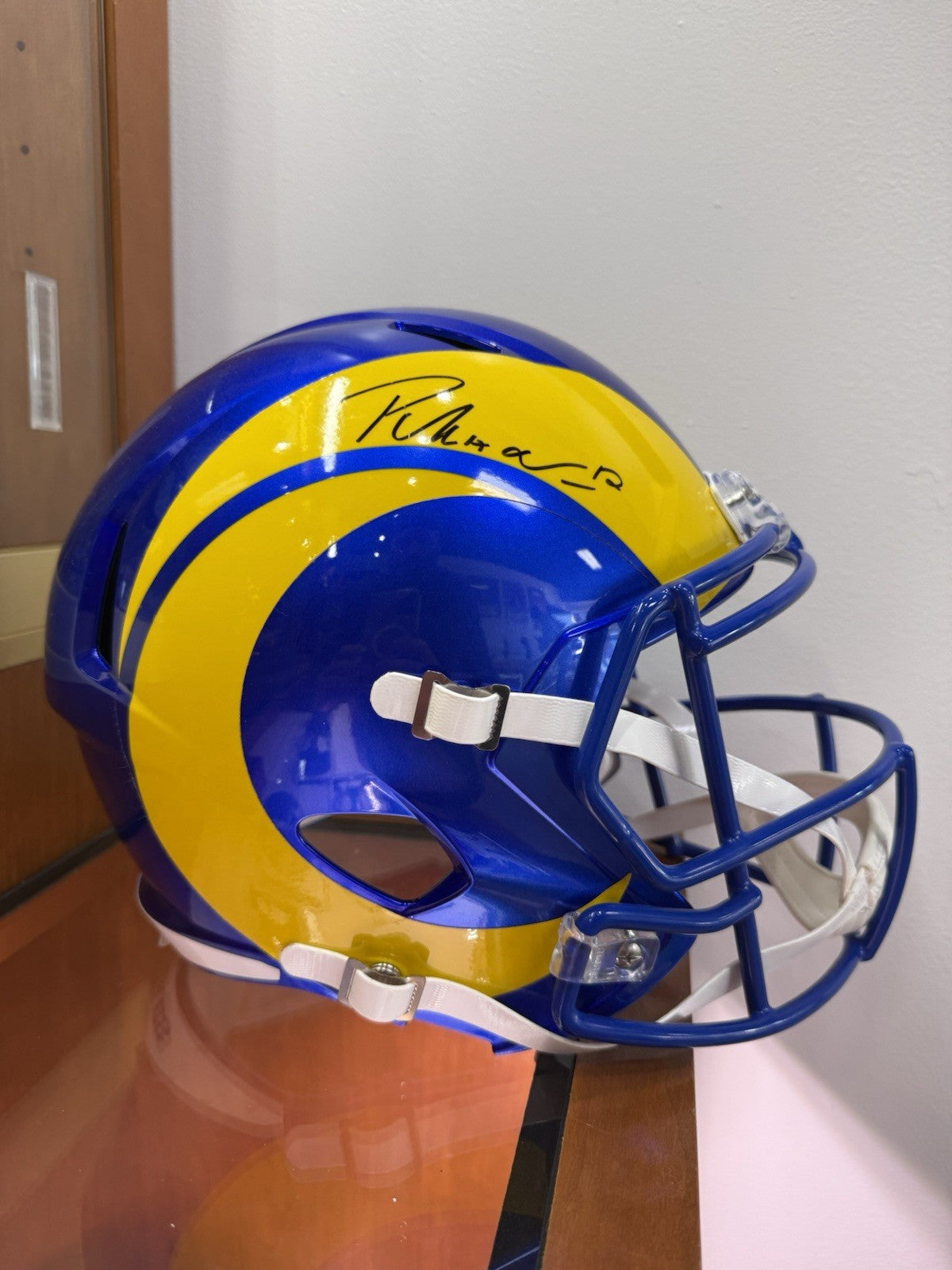 Puka Nacua Los Angeles Rams Signed FLASH Full Size Replica Helmet Fanatics 🔥