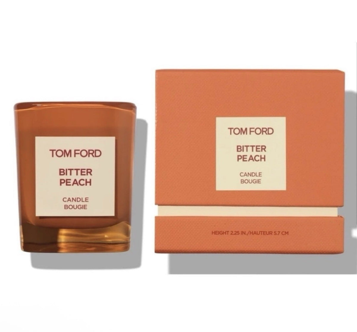 Tom Ford Bitter Peach Scented Candle 200 grams Bougie 🍑2.25in / 5.7 CM 🍑